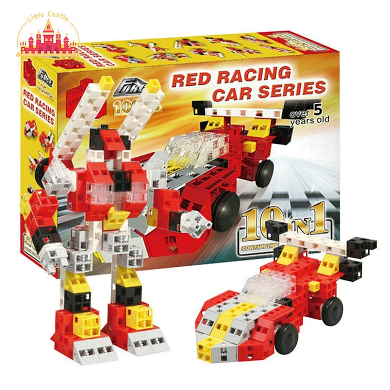 Science Electric Toy DIY Plastic Programme Robot Building Block Set For Kids SL13A499