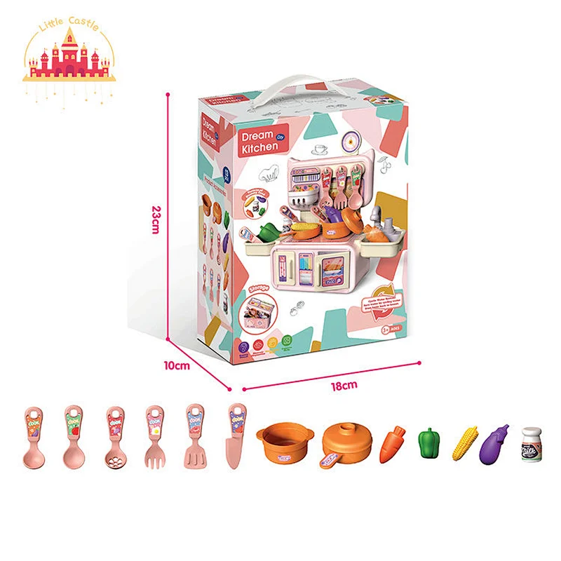 Hot Selling Kids Pretend Play Mini Plastic Kitchen Toy With Water Function SL10C100