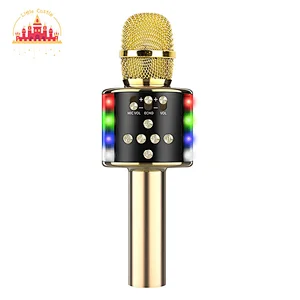 Karaoke Handheld Mic Speaker Bluetooth Wireless Microphone With LED Lights SL07C010