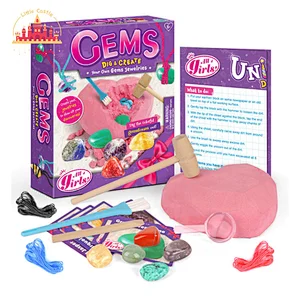 Wholesale DIY Mermaid Model Excavation Kit Science Physics Dig Toy For Kids SL17A107