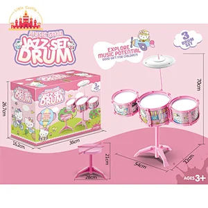 Popular Educational Musical Toy Plastic Cartoon Jazz Drum Set For Kids SL07A034