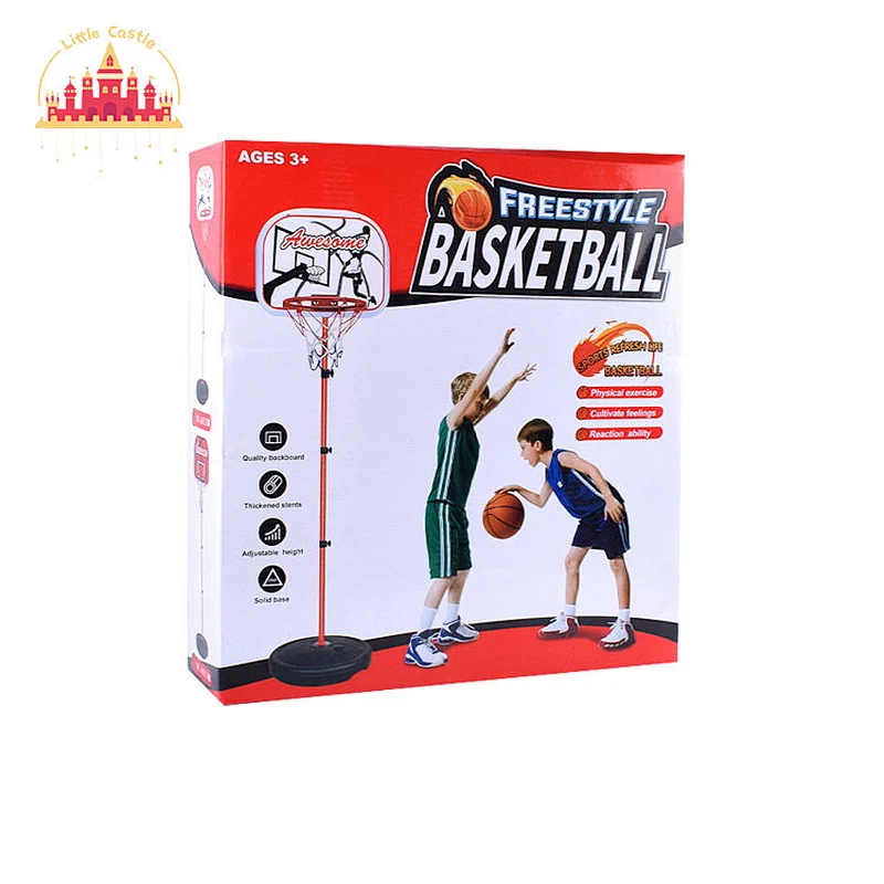 Customize Height Adjustable 165CM Mini Plastic Basketball Stand Toy For Kids SL01F035