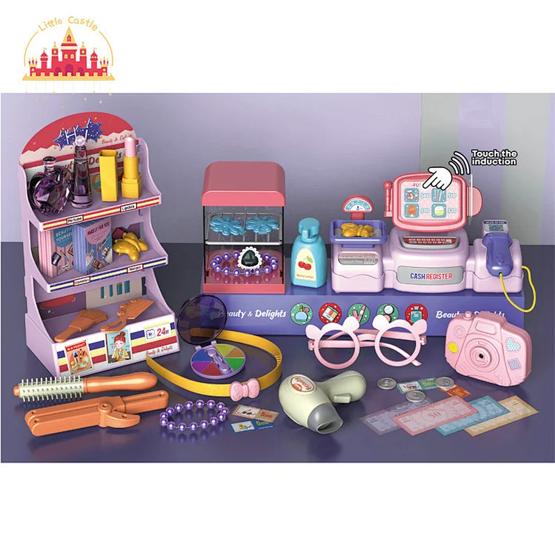 Hot Selling Shopping Pretend Play Simulation Plastic Pet Shop Set Toy For Kids SL10D849