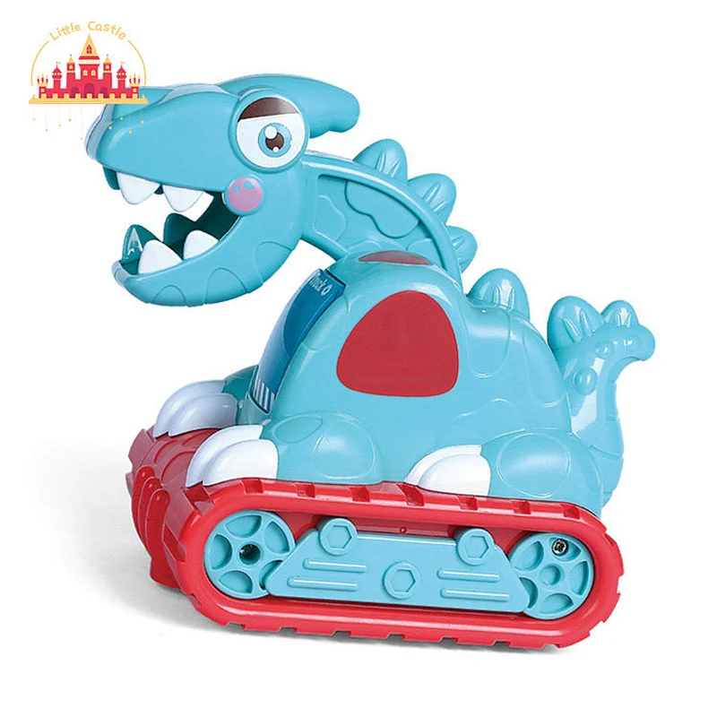Mini Construction Vehicle Toy Kids Plastic Dinosaur Mixer Toy With Music SL07B012