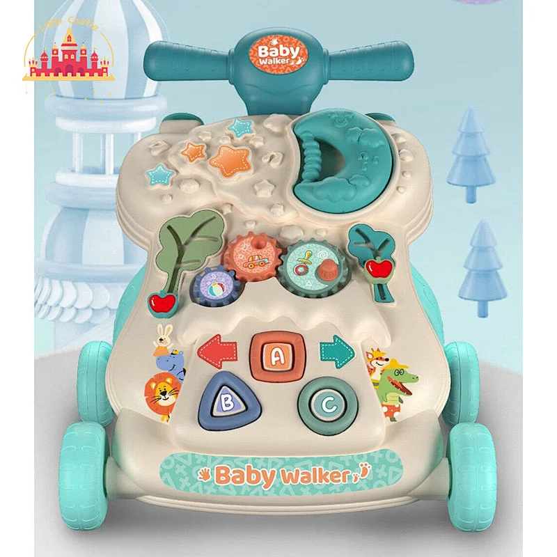 Baby Early Educational Plastic Activity Leaning Walker With Light Music SL16E007