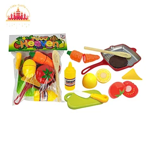 Wholesale Kids Cooking Game 22 Pcs Plastic Cutting Vegetable Toy SL10B024