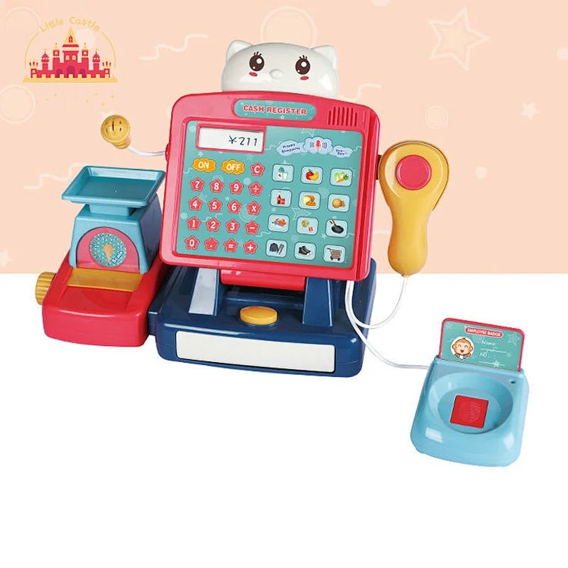 High Quality Supermarket Shopping Game Plastic Cash Register Toy For Kids SL10D344