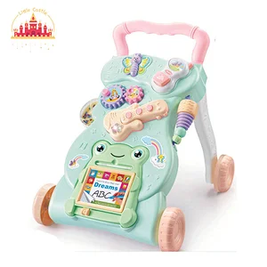 Multifunction Educational Activity Trolley Toy Plastic Baby Walker With Music SL16E015