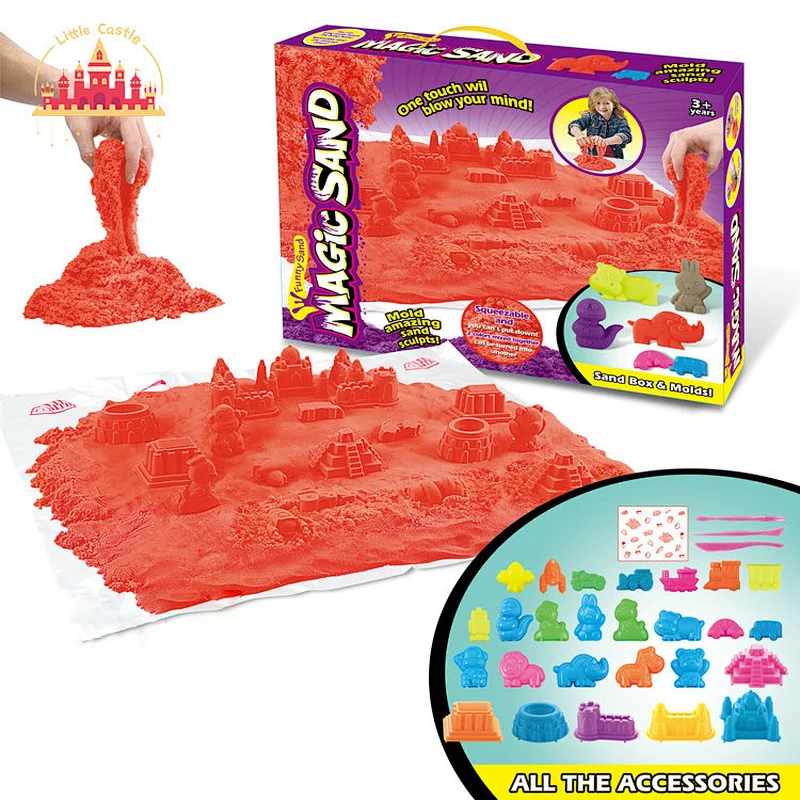 Popular Educational Sensory Play Sand Toy Grey Space Sand Set For Kids SL01A170
