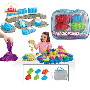Funny Indoor Kids Handmade Vehicles Moulding Toy Magic Space Sand Set SL01A177