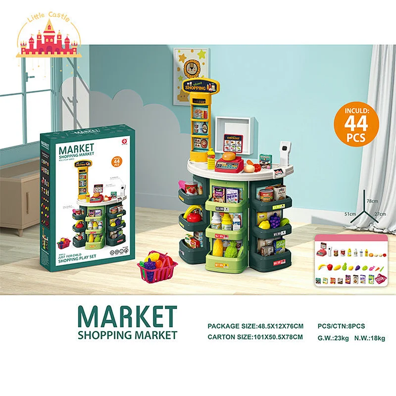 Multifunctional Spraying Kitchen Toy 85 Pcs Plastic Cooking Play Set For Kids SL10C367