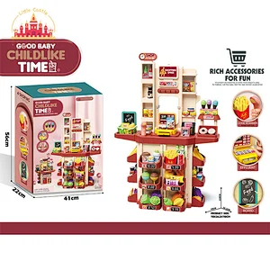 43 Pcs Cooking Set Toys Kids Plastic Spraying Kitchen Toy With Sound Light SL10G460