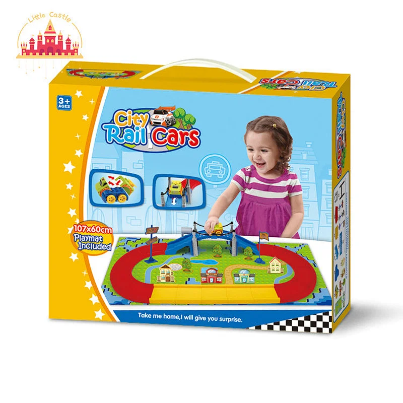 New Arrival Educational Slot Set Plastic Electric Car Track Toy For Kids SL04C019