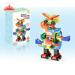 Kids Multifunction Educational Plastic Building Block Table Set With Chair SL13A528