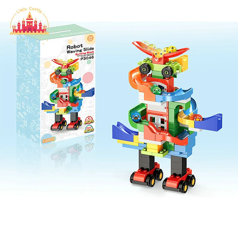 Kids Multifunction Educational Plastic Building Block Table Set With Chair SL13A528