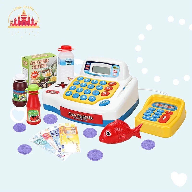Funny Supermarket Game Play House Plastic Cash Register Toy Set For Kids SL10E038