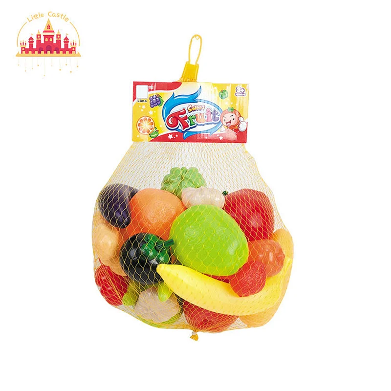Wholesale Food Simulation Set 71 Pcs Plastic Fruit Vegetable Toys For Kids SL10D603
