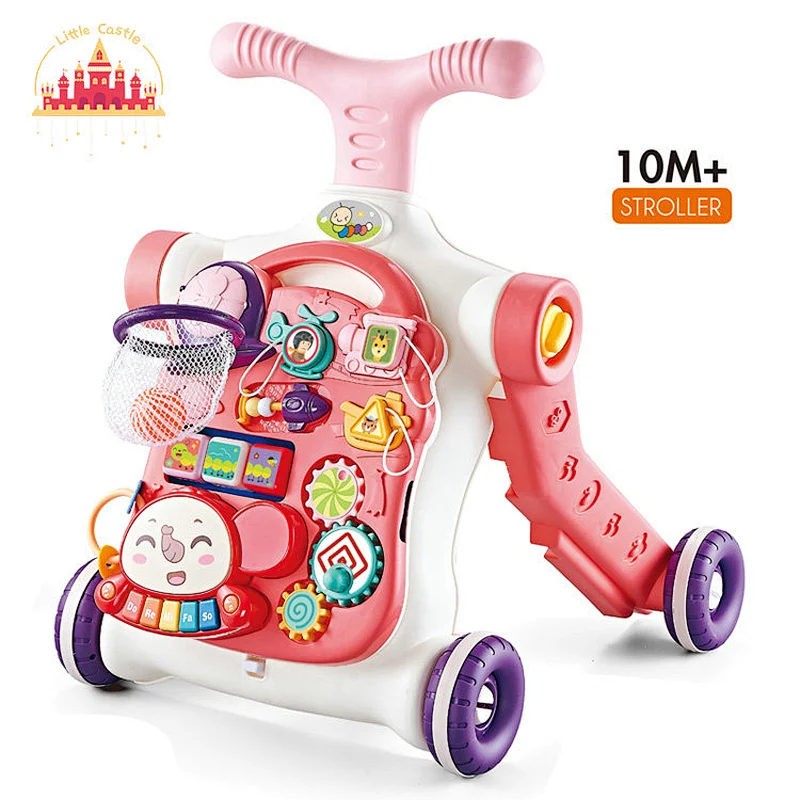 4 In 1 Educational Play Table Push Scooter Plastic Activity Walker For Baby SL16E011