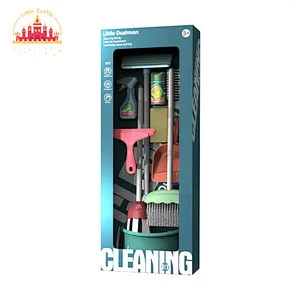 New Arrival Pretend Play Mop Broom Toy Plastic Cleaning Tools Kit For Kids SL10D838