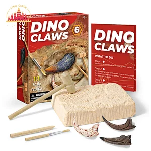 Archaeological Excavation Kit Kids Diy Dinosaur Tooth Digging Mining Toy SL17A088