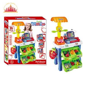 New Arrival Pretend Role Play Plastic Supermarket Set Toy For Kids SL10D651