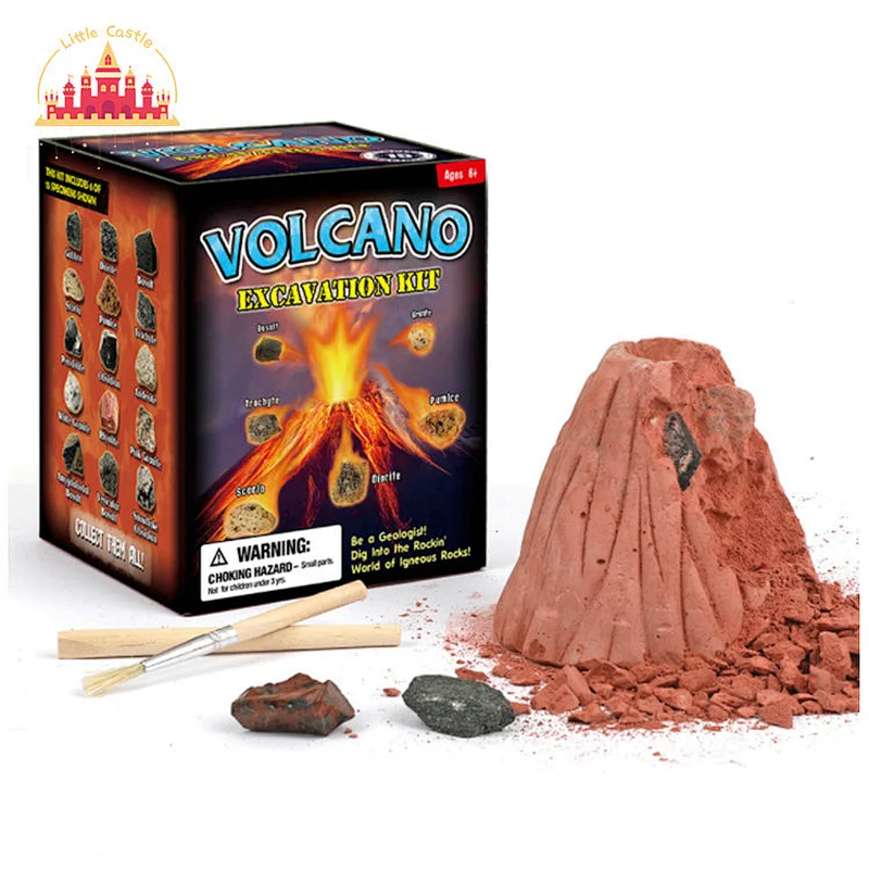 Archaeological Excavation Kit Kids Diy Dinosaur Tooth Digging Mining Toy SL17A088