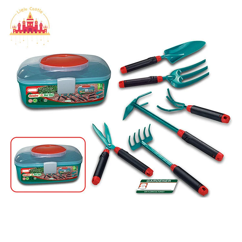Hot Sale Pretend Play Garden Tool Simulation Plastic Lawn Mower Toy For Kids SL10D918