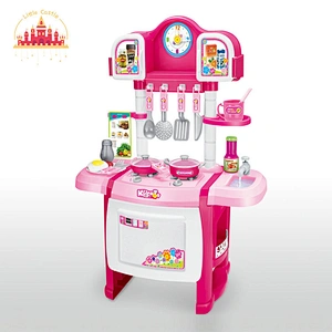 Hot Sale Electric Water Spray Kitchen Toy Plastic Cooking Table For Kids SL10C066