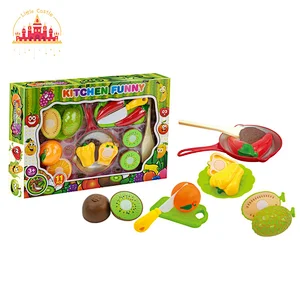 Educational Cooking Game Realistic Plastic Kitchen Set Toys For Kids SL10B048