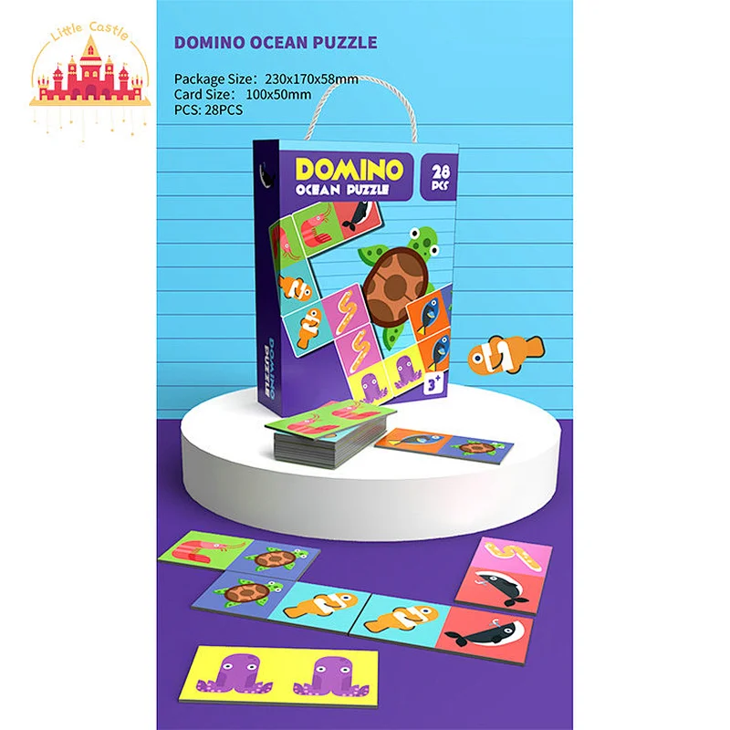 Early Educational 100 Pieces Paper Blue Brid Jigsaw Puzzle Toy For Age 5+ SL14A425