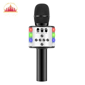 Karaoke Handheld Mic Speaker Bluetooth Wireless Microphone With LED Lights SL07C010