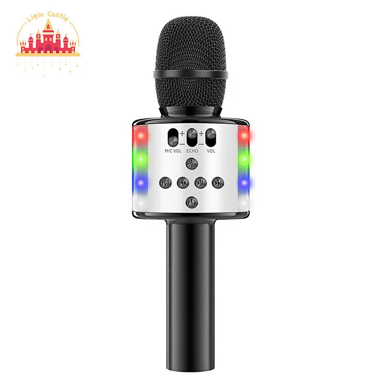 Karaoke Handheld Mic Speaker Bluetooth Wireless Microphone With LED Lights SL07C010