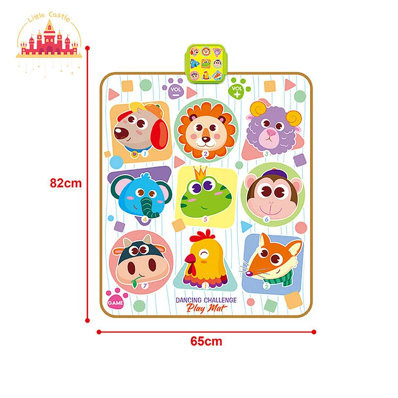 Lovely Animal Walking Learning Toy Electronic Musical Play Mat For Kids SL07D021