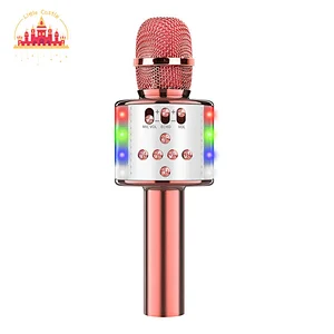 Karaoke Handheld Mic Speaker Bluetooth Wireless Microphone With LED Lights SL07C010