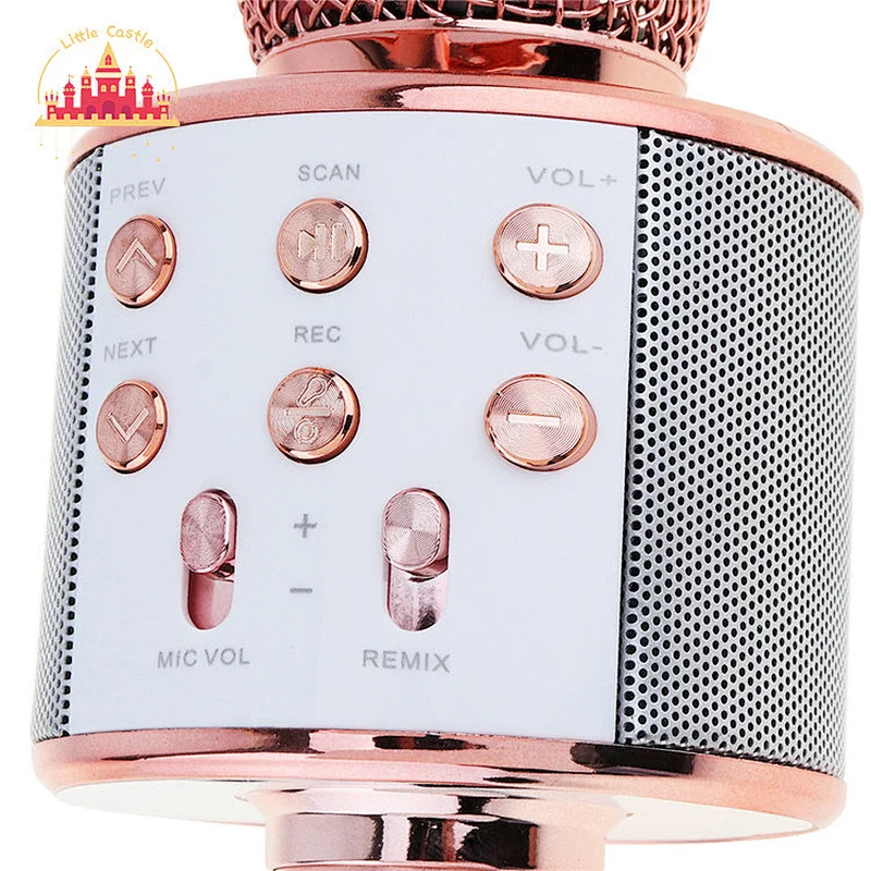 Fashion Bluetooth Wireless Microphone Handheld Karaoke Mic USB Mini Home KTV SL07C011