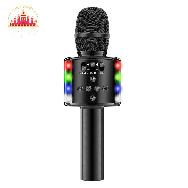 Karaoke Handheld Mic Speaker Bluetooth Wireless Microphone With LED Lights SL07C010