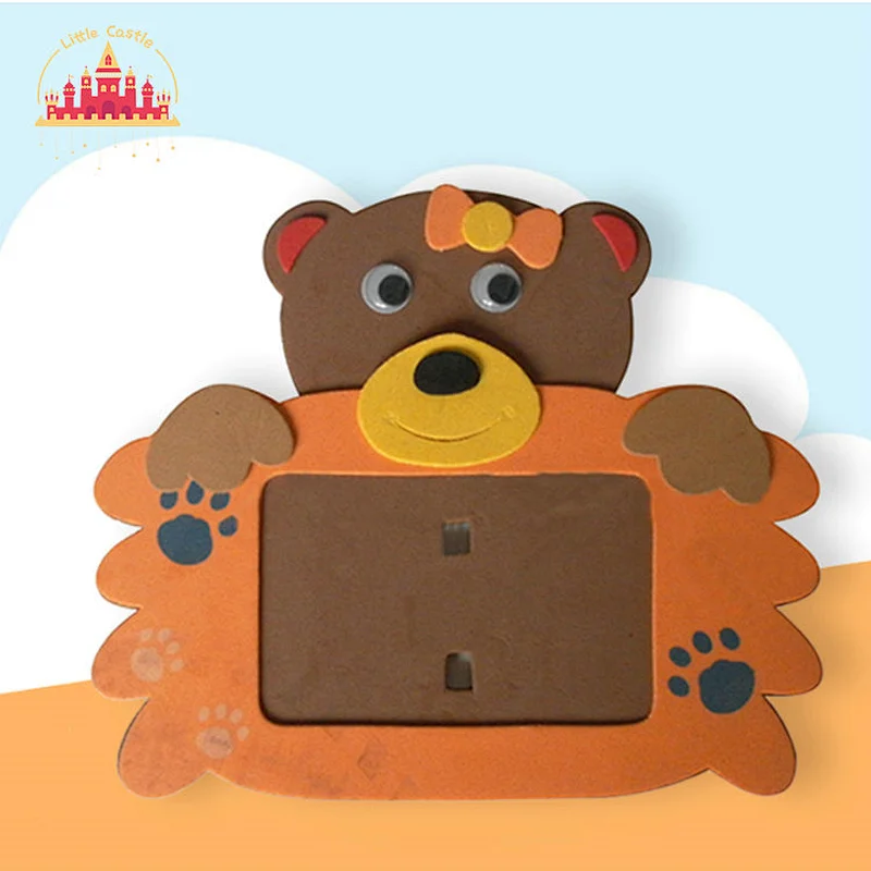 Cute Cartoon Animal EVA Photo Frame Kids DIY Desktop Decoration Set SL18A030