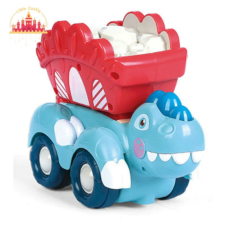 Mini Construction Vehicle Toy Kids Plastic Dinosaur Mixer Toy With Music SL07B012