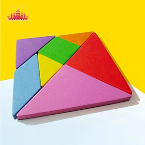 Wholesale Educational Jigsaw Puzzle Colorful EVA Magnetic Tangram For Kids SL18A001