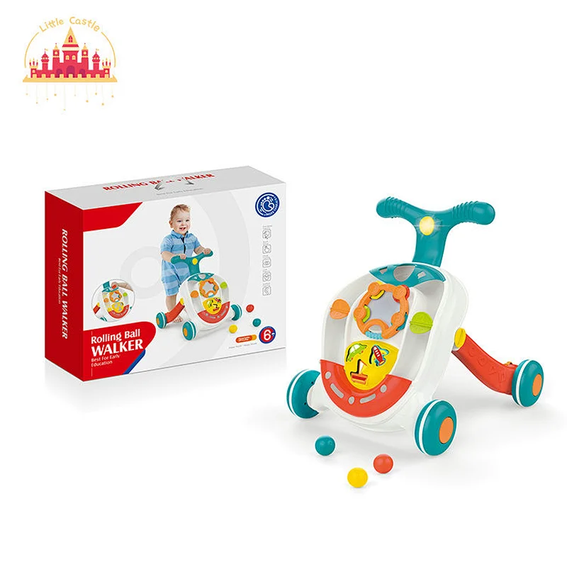 Multifunctional Learning Table 2 In 1 Cake Plastic Activity Walker For Baby SL16E030