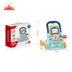 Early Educational Activity Play Set Plastic Musical Push Walker For Baby SL16E025