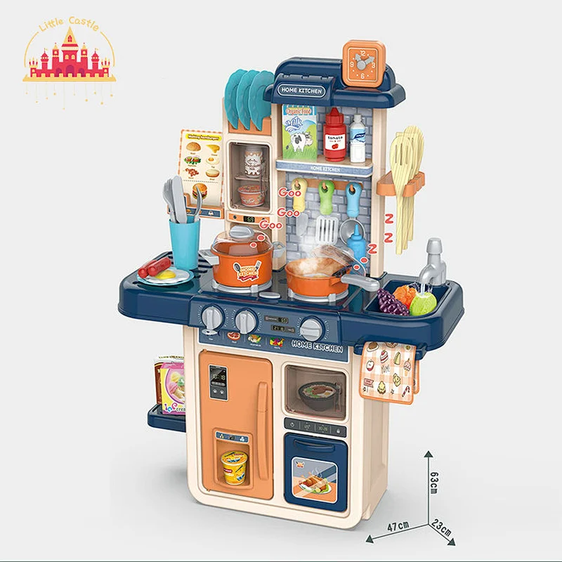 65 Pcs Cooking Play Set Multifunctional Plastic Spray Kitchen Toy For Kids SL10C183