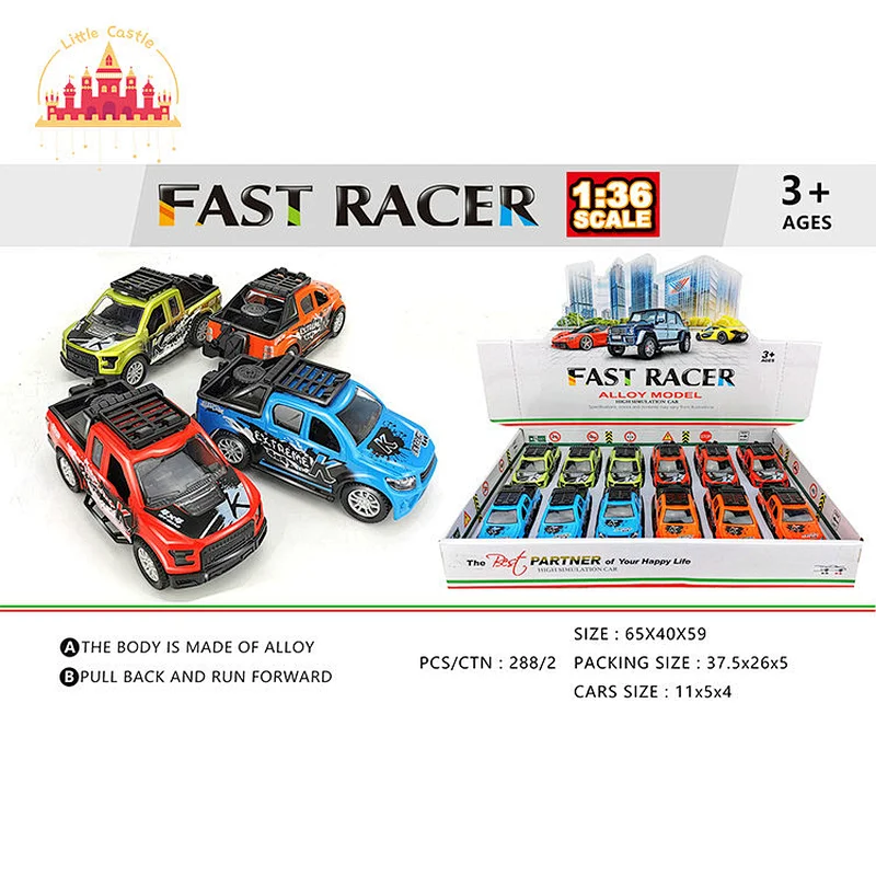 Hot Selling Kids Dircast Alloy Container Truck Toy With 12 Pcs Mini Cars SL04A663