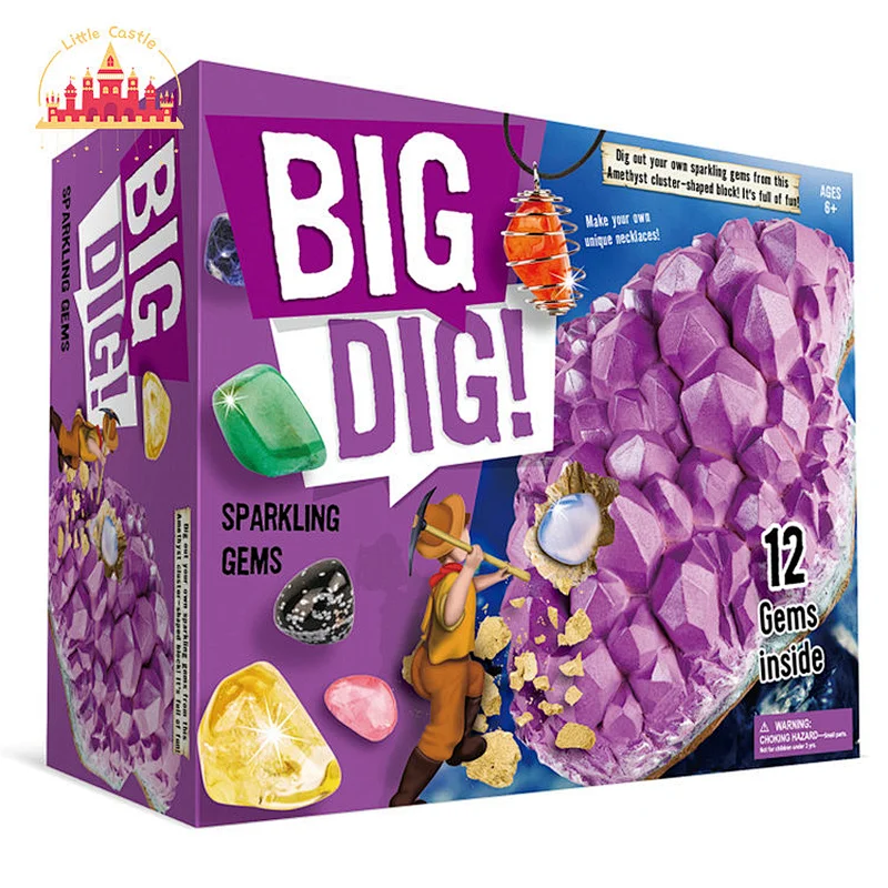 High Quality Archaeological Excavation Kit Kids DIY Natural Fossils Digging Set SL17A090