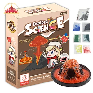 Children DIY Volcano Eruption Plastic Exploding Science Experiments Kit SL17A061