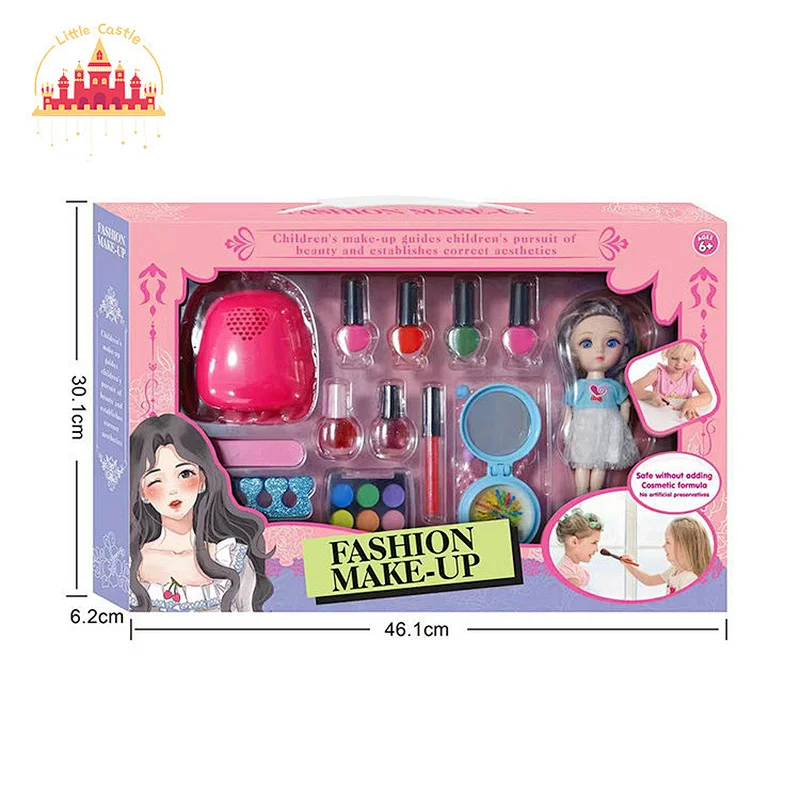 3 Layers Shell Shaped Cosmetics Box Play House Plastic Makeup Toys For Kids SL10A477