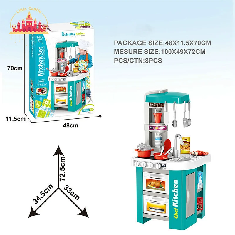 Wholesale Pretend Role Play Cooking Game Plastic Kitchen Set Toys For Kids SL10C327