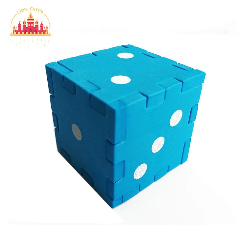 Hot Sale Assembly Geometric Shape Matching Cube Soft EVA Puzzle Mat For Kids SL18A022