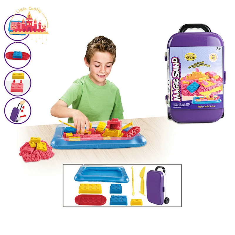 Creative DIY Magic Play Sand Educational Non-toxic Kids Space Sand Set SL01A181