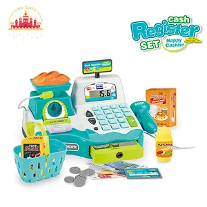 Hot Sale Supermarket Toy Play House Plastic Cash Register Play Set For Kids SL10E046